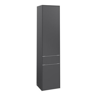 V&B Hochschrank Subway 3.0 40x171x36,2cm, Armoire haute R/Gr Alu brillant, graphite