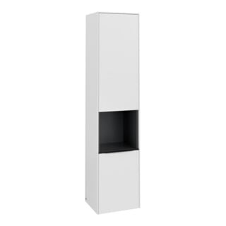 V&B Hochschrank Subway 3.0 40x171x36,2cm, Armoire haute R/Gr bleu volcan, P blanc