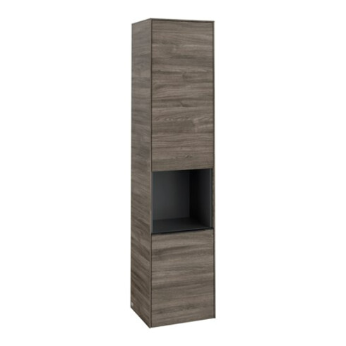 V&B Hochschrank Subway 3.0 40x171x36,2cm, Armoire haute R/Gr bleu volcan, st. Oa