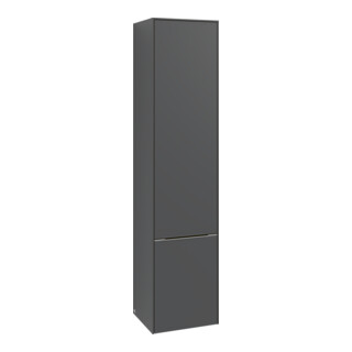 V&B Hochschrank Subway 3.0 40x171x36,2cm, Armoire haute R/Gr monochr, rouge vin