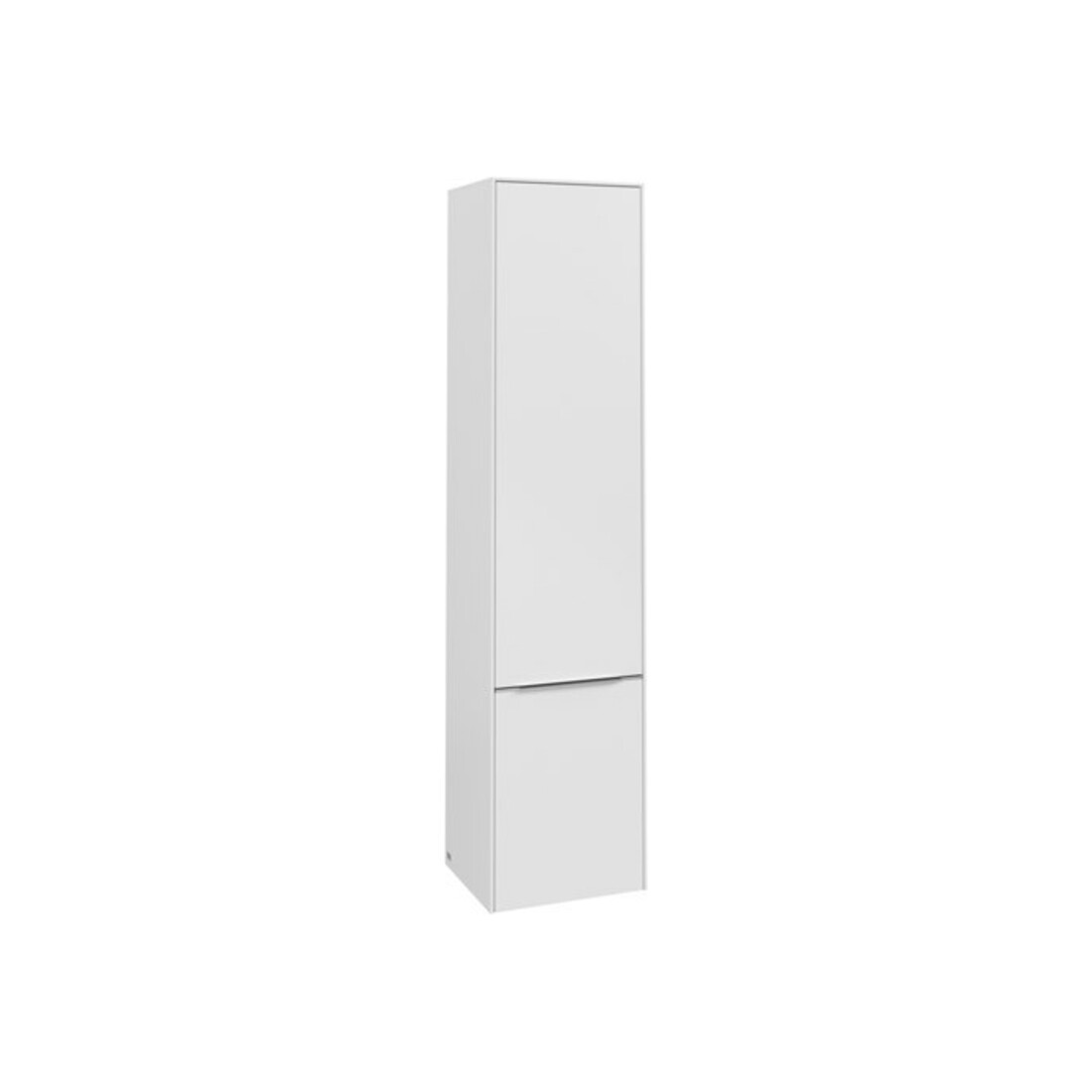 V&B Hochschrank Subway 3.0 40x171x36,2cm, Armoire haute R/Poignée alu brillant, P blanc
