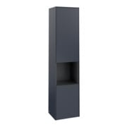 V&B Hochschrank Subway 3.0 40x171x36,2cm, porte gauche/grise monochrome, bleu marin