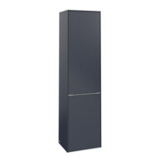 V&B Hochschrank Subway 3.0 40x171x36,2cm, Porte L/Gr Alu brillant, Bleu marine