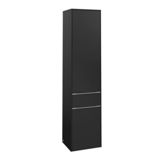 V&B Hochschrank Subway 3.0 40x171x36,2cm, Porte L/Gr Alu brillant, bleu volcan