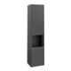 V&B Hochschrank Subway 3.0 40x171x36,2cm, Porte L/Gr Alu brillant, graphite-1