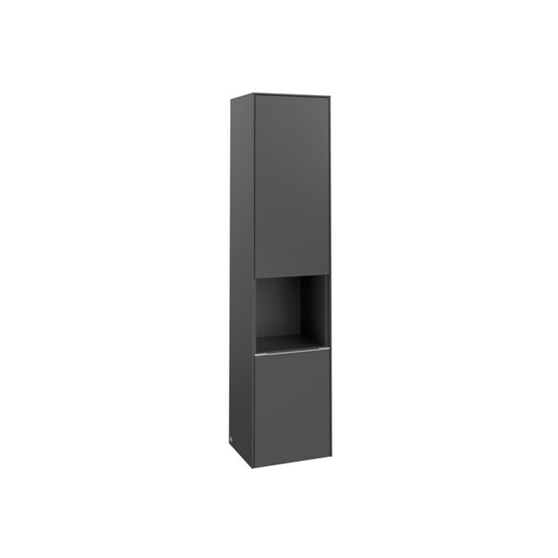 V&B Hochschrank Subway 3.0 40x171x36,2cm, Porte L/Gr Alu brillant, graphite