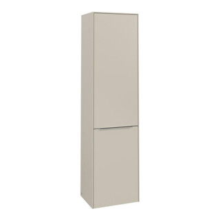 V&B Hochschrank Subway 3.0 40x171x36,2cm, porte L/gr aluminium brillant, gris cashmere