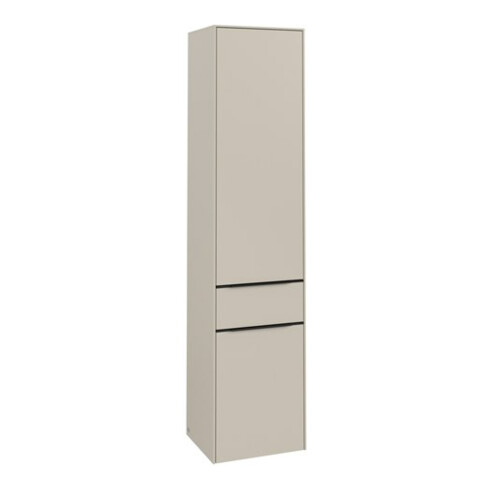 V&B Hochschrank Subway 3.0 40x171x36,2cm, porte L/Gr avant bleu, gris cashmere