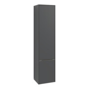 V&B Hochschrank Subway 3.0 40x171x36,2cm, Sch L/Gr Alu gl, bla Oa