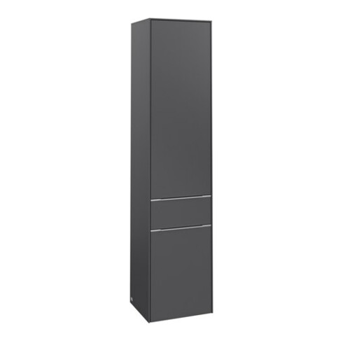 V&B Hochschrank Subway 3.0 40x171x36,2cm, Sch L/Gr Alu gl, graph.