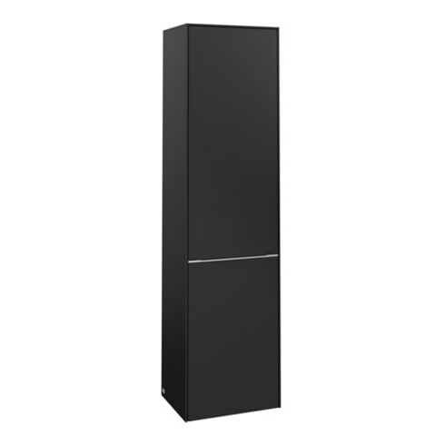 V&B Hochschrank Subway 3.0 40x171x36,2cm, Sch L/Gr Alu gl, volc bla