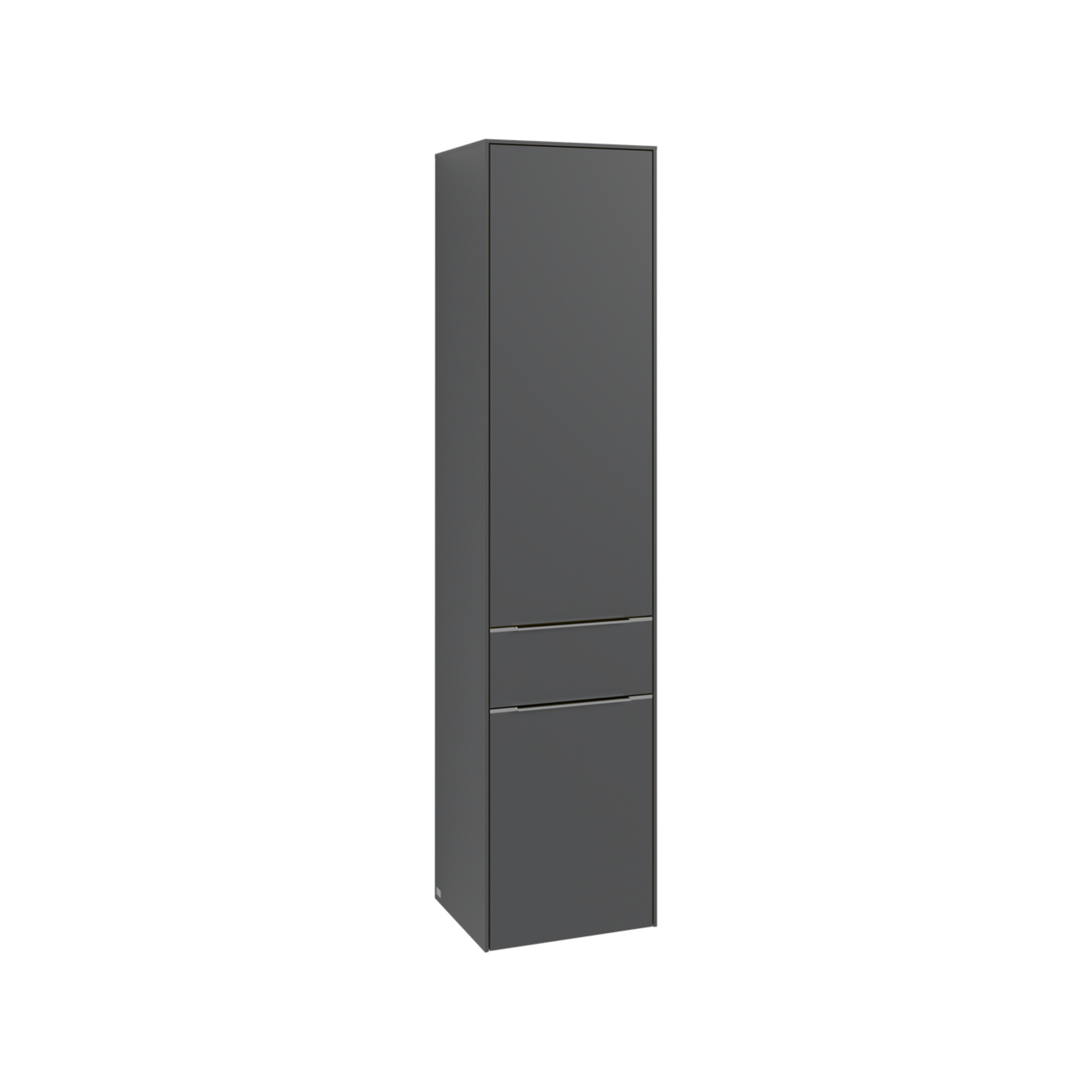V&B Hochschrank Subway 3.0 40x171x36,2cm, Sch L/Gr Alu gl, wh. Oa ; Villeroy & Boch