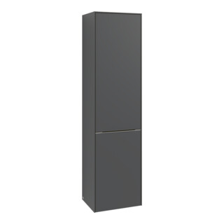 V&B Hochschrank Subway 3.0 40x171x36,2cm, Sch L/Gr Alu gl, wh. Oa