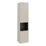 V&B Hochschrank Subway 3.0 40x171x36,2cm, Sch R/Gr Alu gl, cashm Gr