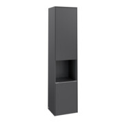 V&B Hochschrank Subway 3.0 40x171x36,2cm, Sch R/Gr Alu gl, graph.