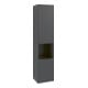 V&B Hochschrank Subway 3.0 40x171x36,2cm, Sch R/Gr Alu gl, wh. Oa-1