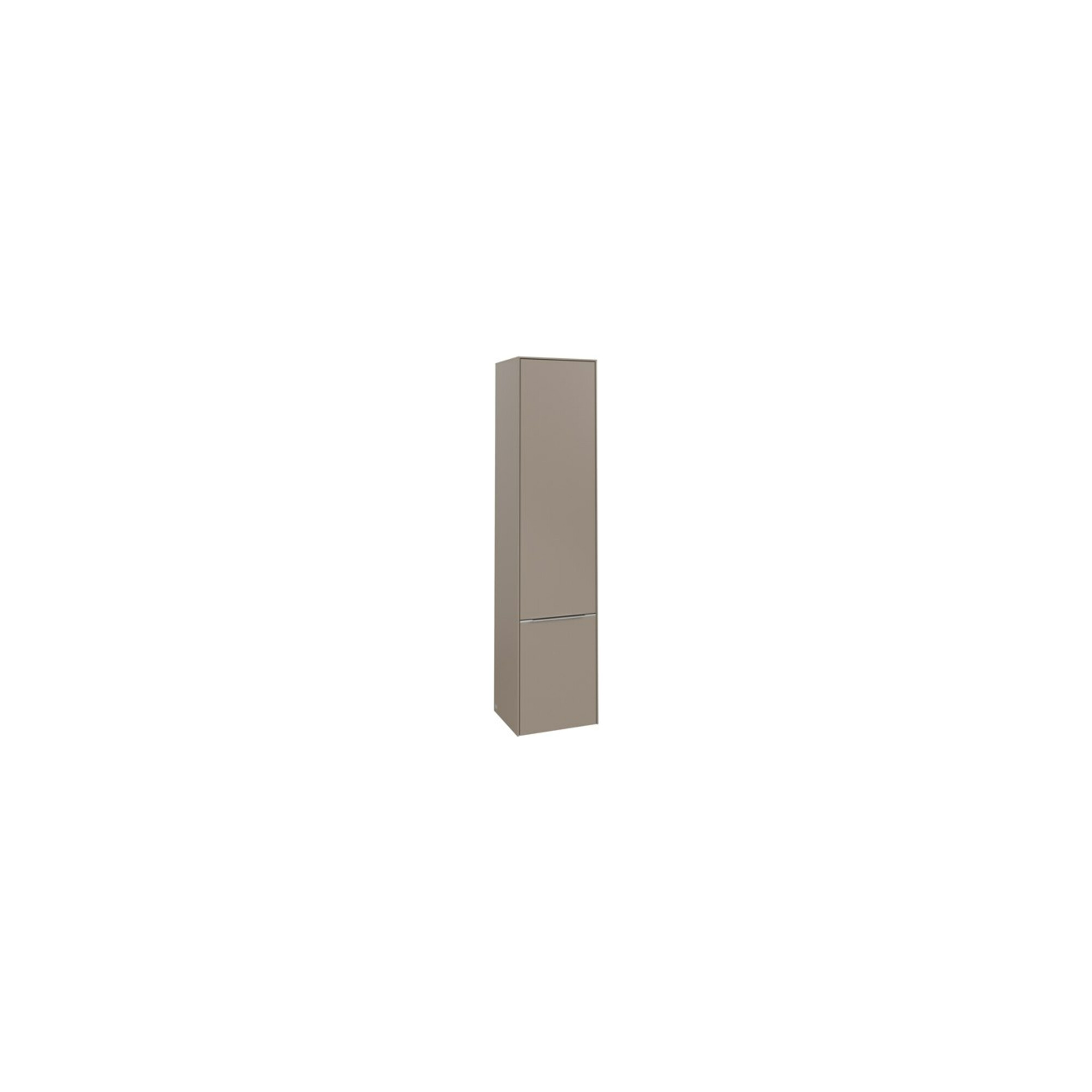 V&B Hochschrank Subway 3.0 40x171x36,2cm, Scha R/Griff Alu gl, Tau ; Villeroy & Boch