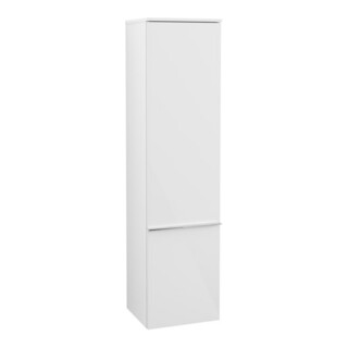 V&B Hochschrank Venticello 40,4x154,6x37,2cm, droite, chromé, blanc brillant