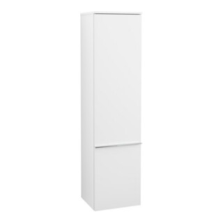 V&B Hochschrank Venticello 40,4x154,6x37,2cm, g, gris clair, blanc mat