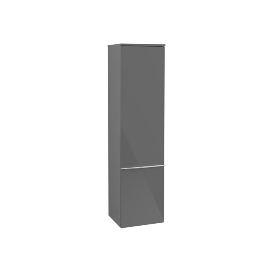 V&B Hochschrank Venticello 40,4x154,6x37,2cm, li, Gr. chr, glo grey