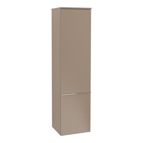 V&B Hochschrank Venticello 40,4x154,6x37,2cm, li, Gr. Chrom, taupe