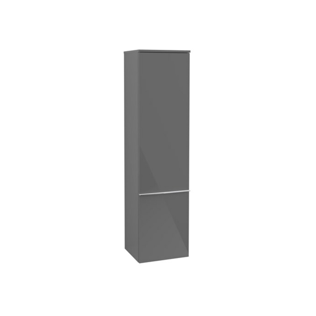 V&B Hochschrank Venticello 40,4x154,6x37,2cm, re, Gr. chr, glo grey