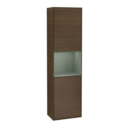 V&B Hochschrank Wandbeleuchtung Finion 41,8x151,6cm, l, Reg Oli. m Lac, wal ven