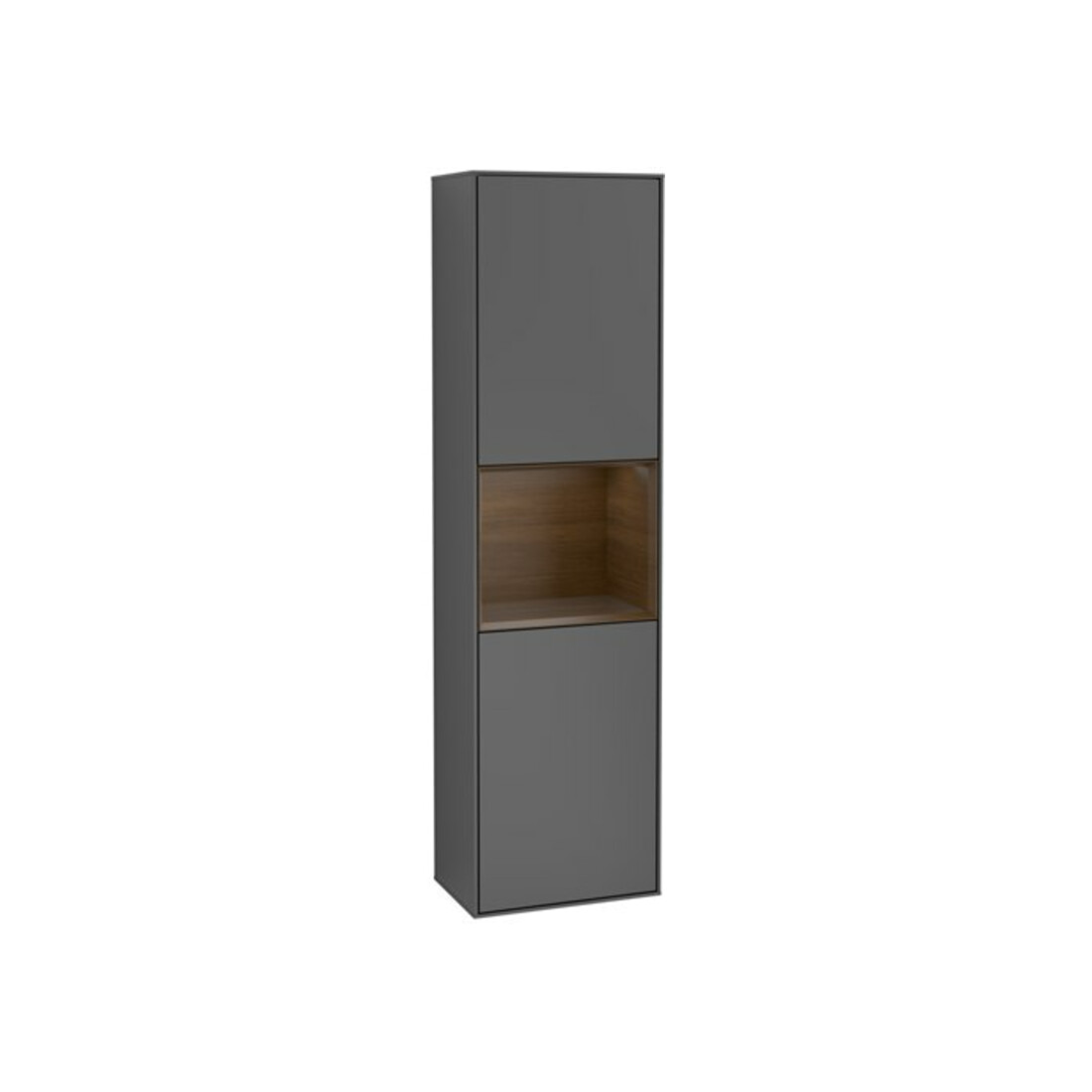 V&B Hochschrank Wandbeleuchtung Finion 41,8x151,6cm, l, Reg wal ven, Anthrac. m