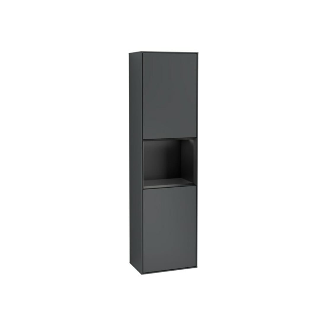 V&B Hochschrank Wandbeleuchtung Finion 41,8x151,6cm, l, Rg b m La, md bl. m Lac
