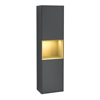 V&B Hochschrank Wandbeleuchtung Finion 41,8x151,6cm, l, Rg g m La, md bl. m Lac
