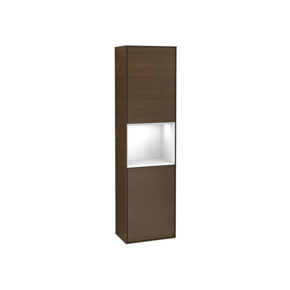 V&B Hochschrank Wandbeleuchtung Finion 41,8x151,6cm, l, Rg glo wh. Lac, wal ven