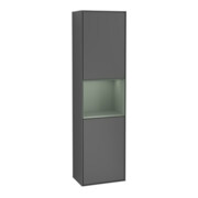 V&B Hochschrank Wandbeleuchtung Finion 41,8x151,6cm, l, Rg Ol m Lac, Anthrac. m