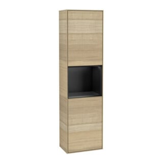 V&B Hochschrank Wandbeleuchtung Finion 41,8x151,6cm, li, Reg bla m Lac, Oa ven