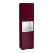 V&B Hochschrank Wandbeleuchtung Finion 41,8x151,6cm, li, Reg wh. m Lac, Peo m