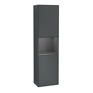 V&B Hochschrank Wandbeleuchtung Finion 41,8x151,6cm, r, Rg A m La, md bl. m Lac