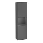 V&B Hochschrank Wandbeleuchtung Finion 41,8x151,6cm, r, Rg A m Lac, Anthrac. m