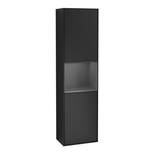 V&B Hochschrank Wandbeleuchtung Finion 41,8x151,6cm, r, Rg A m Lac, bla m Lac