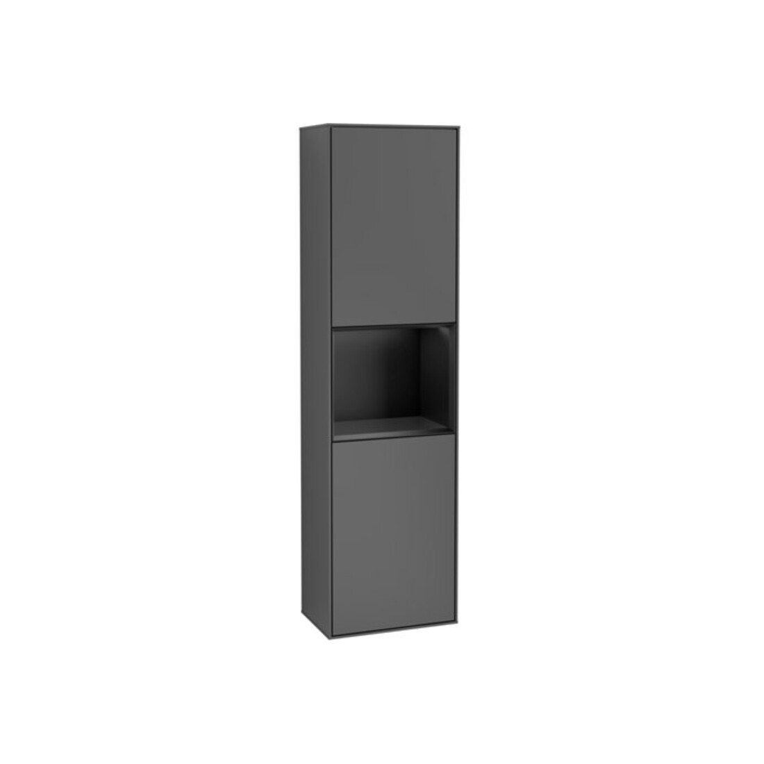 V&B Hochschrank Wandbeleuchtung Finion 41,8x151,6cm, r, Rg b m Lac, Anthrac. m