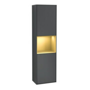 V&B Hochschrank Wandbeleuchtung Finion 41,8x151,6cm, r, Rg g m La, md bl. m Lac