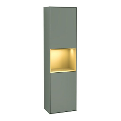 V&B Hochschrank Wandbeleuchtung Finion 41,8x151,6cm, r, Rg g m Lac, Oli. m Lac