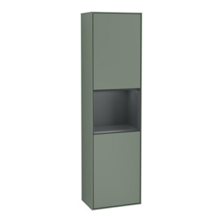 V&B Hochschrank Wandbeleuchtung Finion 41,8x151,6cm, r, Rg md b m La, Ol m Lac