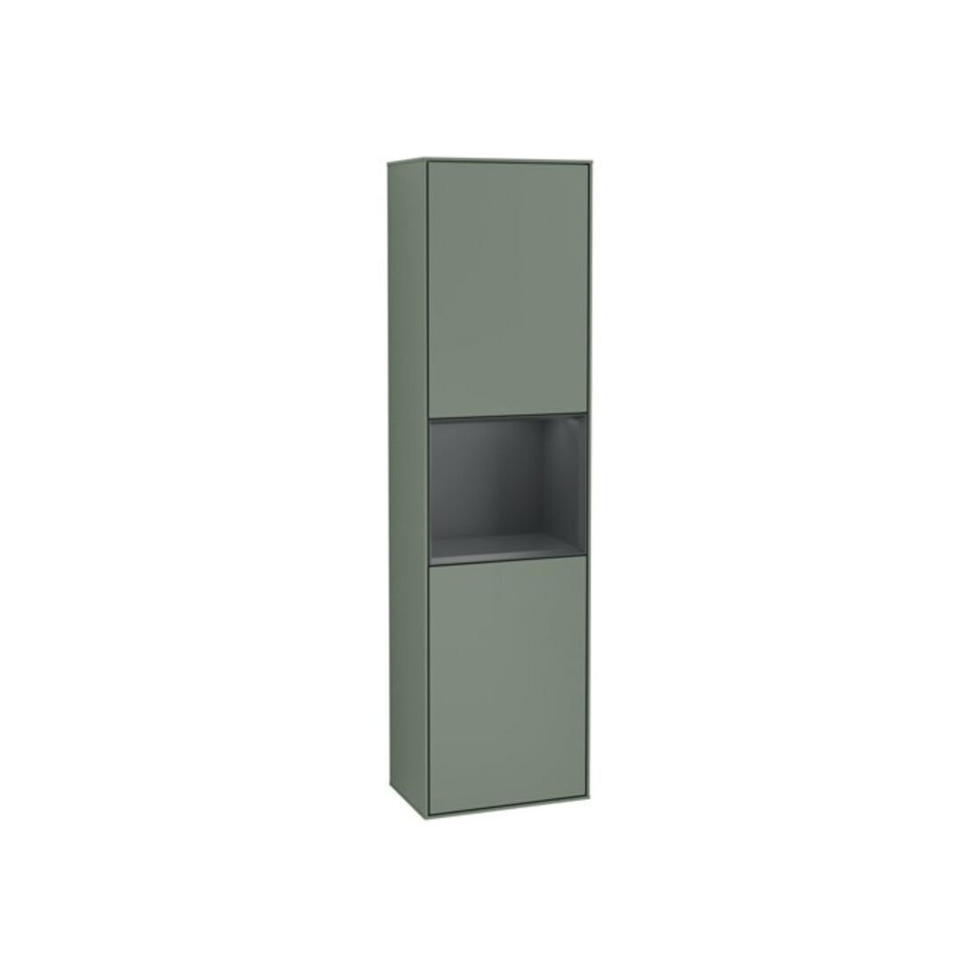 V&B Hochschrank Wandbeleuchtung Finion 41,8x151,6cm, r, Rg md b m La, Ol m Lac