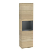 V&B Hochschrank Wandbeleuchtung Finion 41,8x151,6cm, r, Rg md bl. m Lac, Oa ven