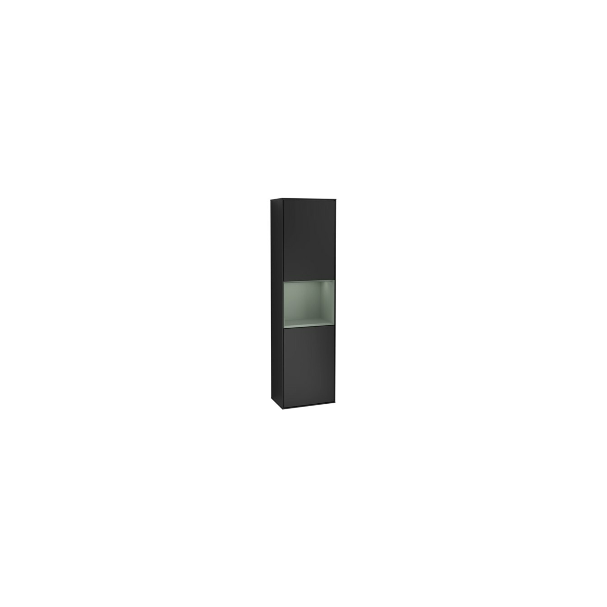 V&B Hochschrank Wandbeleuchtung Finion 41,8x151,6cm, r, Rg Ol m Lac, bla m Lac ; Villeroy & Boch