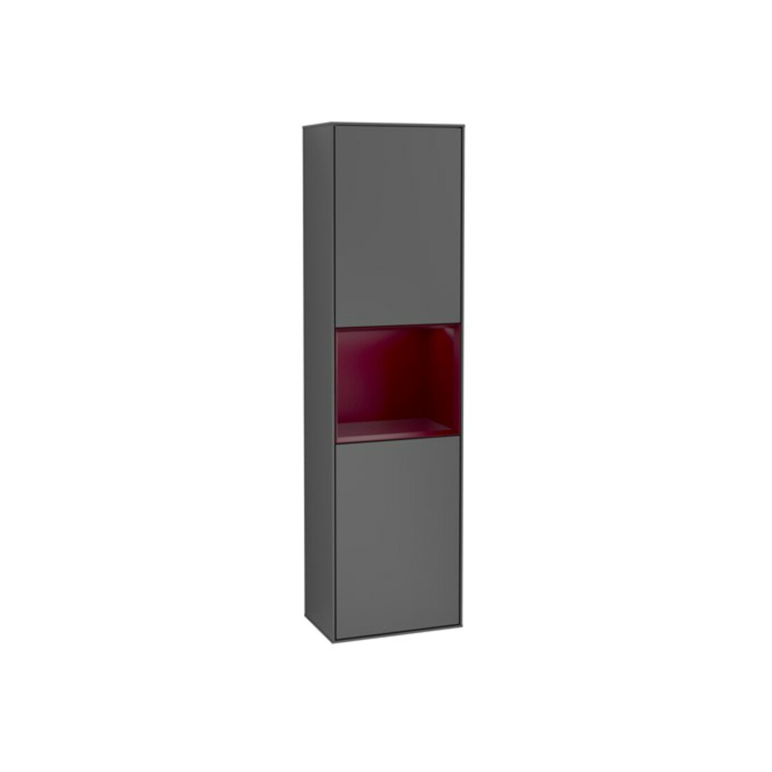 V&B Hochschrank Wandbeleuchtung Finion 41,8x151,6cm, r, Rg Peo m La, Anthrac. m