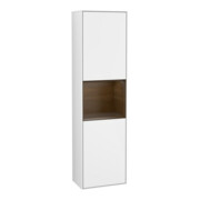 V&B Hochschrank Wandbeleuchtung Finion 41,8x151,6cm, r, Rg wal ven, glo wh. Lac