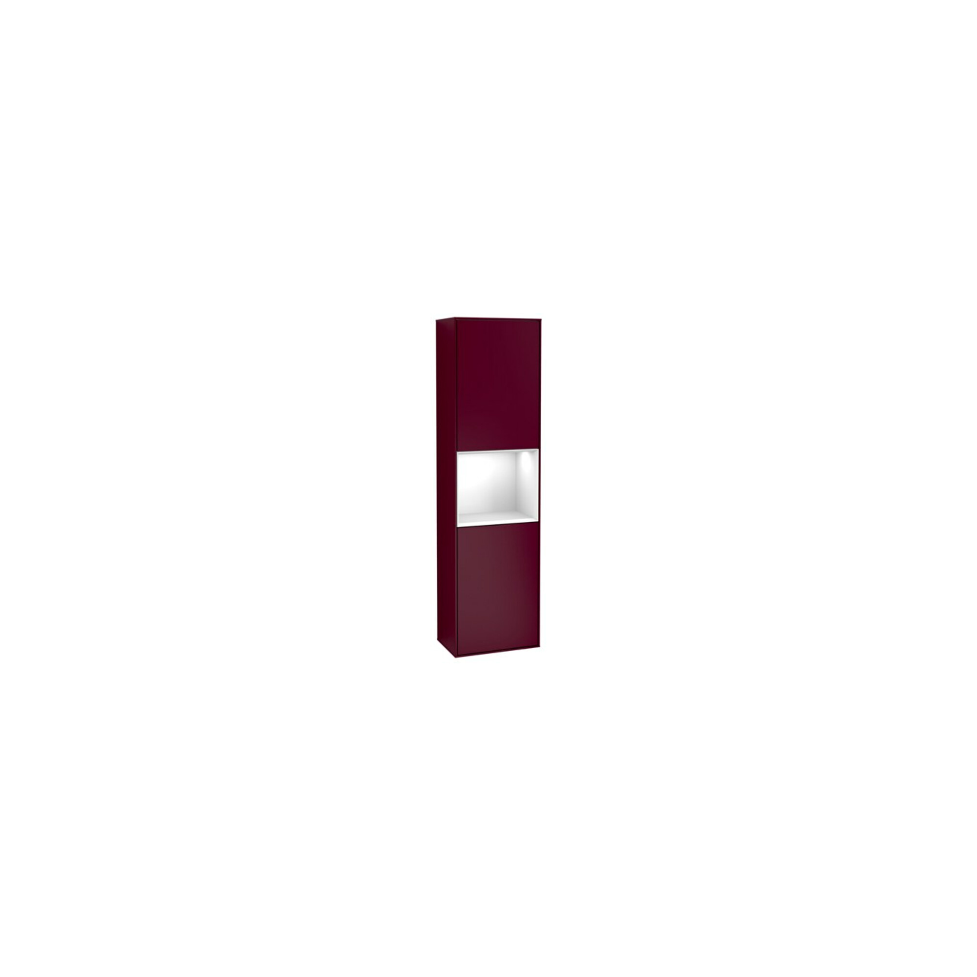 V&B Hochschrank Wandbeleuchtung Finion 41,8x151,6cm, re, Reg glo wh. Lac, Peo m ; Villeroy & Boch