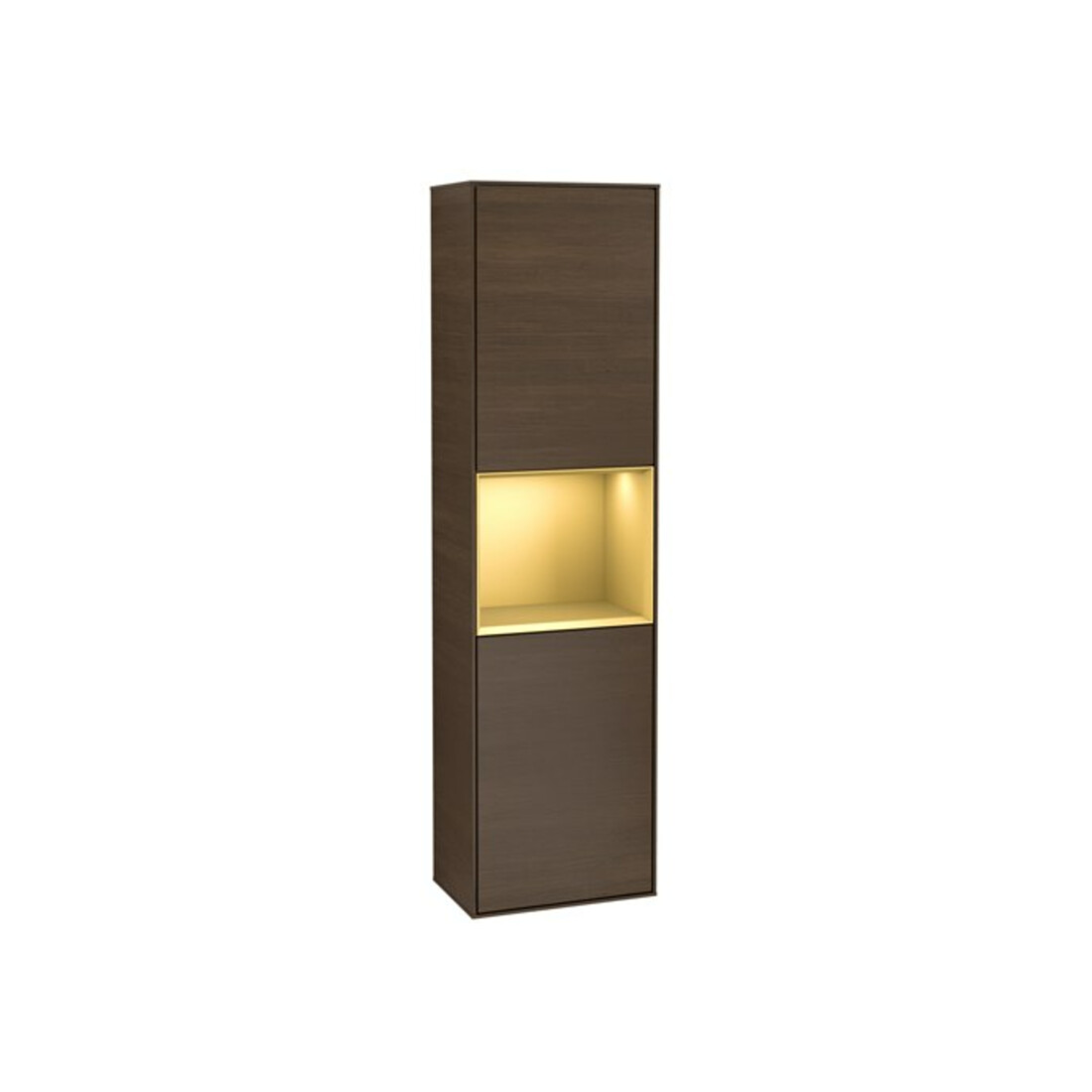V&B Hochschrank Wandbeleuchtung Finion 41,8x151,6cm, re, Reg gol m Lac, wal ven
