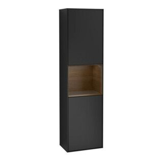 V&B Hochschrank Wandbeleuchtung Finion 41,8x151,6cm, re, Reg wal ven, bla m Lac