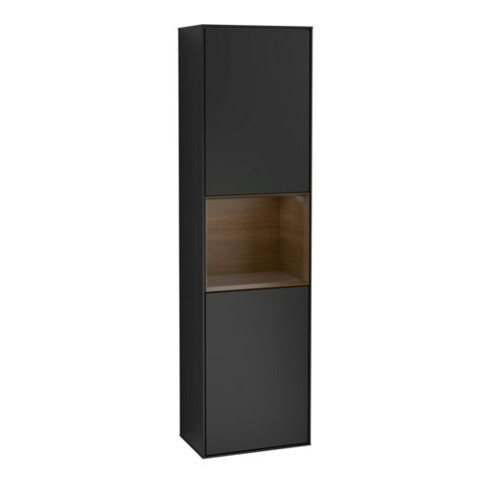V&B Hochschrank Wandbeleuchtung Finion 41,8x151,6cm, re, Reg wal ven, bla m Lac